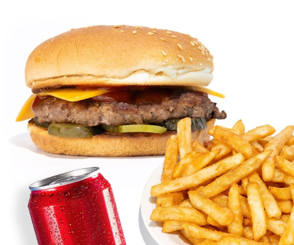 Burger, Side, Soda